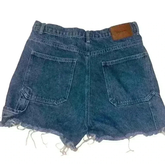 Simple Society Jean Shorts Size 29” Raw Hem High Rise Carpenter - Picture 3 of 5